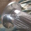 Stainless steel flange joint metallic hose